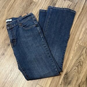 Levi's Dark Blue Boot Cut Jeans 14 L
